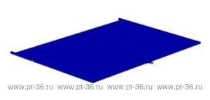 Крышка для металлического контейнера Россия КМ 800х1200х15