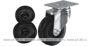 Колесо поворотное с площадкой Lema CE2-PA-65-50-3