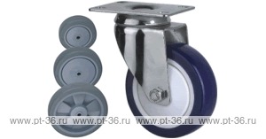 Колесо поворотное с площадкой Lema EG2-TPE-100-90-7