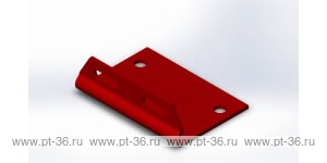 Комплектующие для паллетных стеллажей Россия Подпятник П100